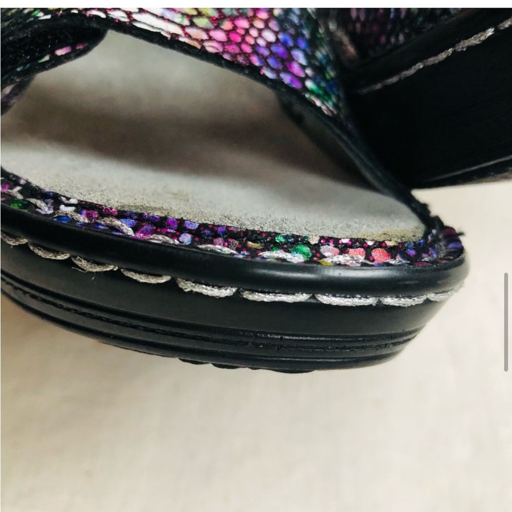 Alegria Colorful Patterned Sandals - Picture 10 of 16